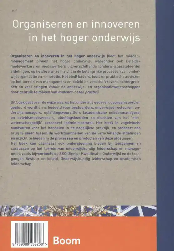 ORGANISEREN EN INNOVEREN IN HET HOGER ONDERWIJS