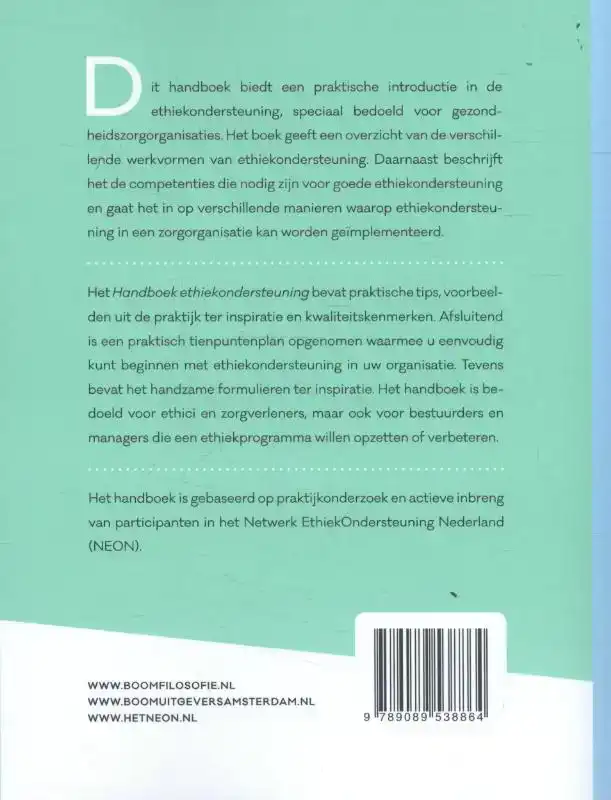 HANDBOEK ETHIEKONDERSTEUNING