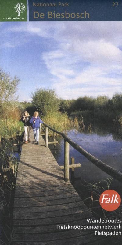 FALK STAATSBOSBEHEERWANDELKAART 27. BIESBOSCH