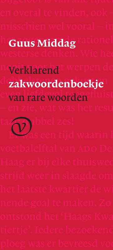 VERKLAREND ZAKWOORDENBOEKJE VAN RARE WOORDEN
