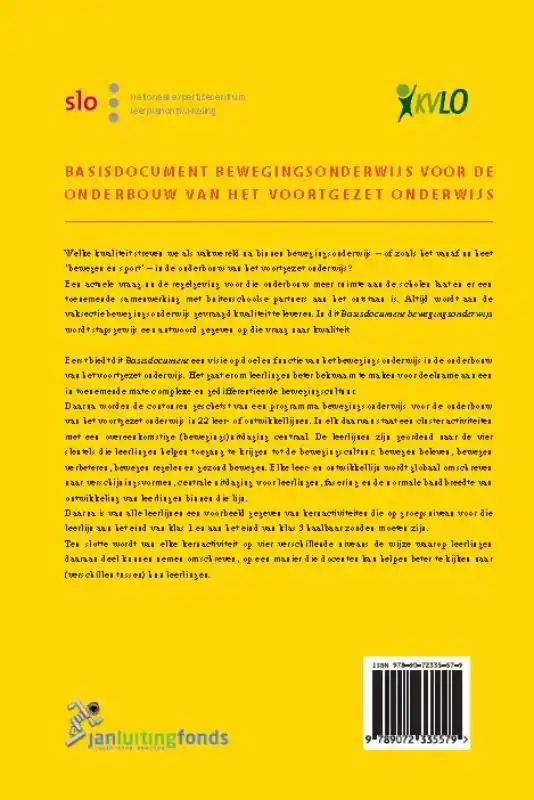 BASISDOCUMENT BEWEGINGSONDERWIJS VOOR DE ONDERBOUW VAN HET V