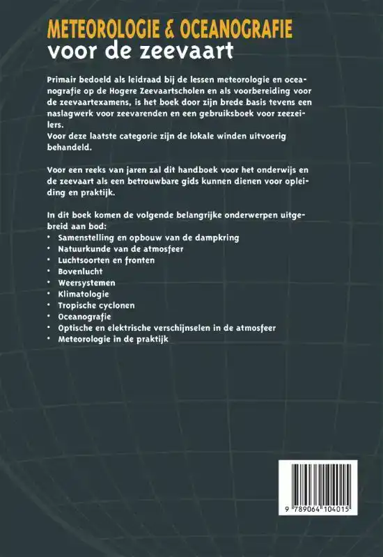 METEOROLOGIE EN OCEANOGRAFIE VOOR DE ZEEVAART