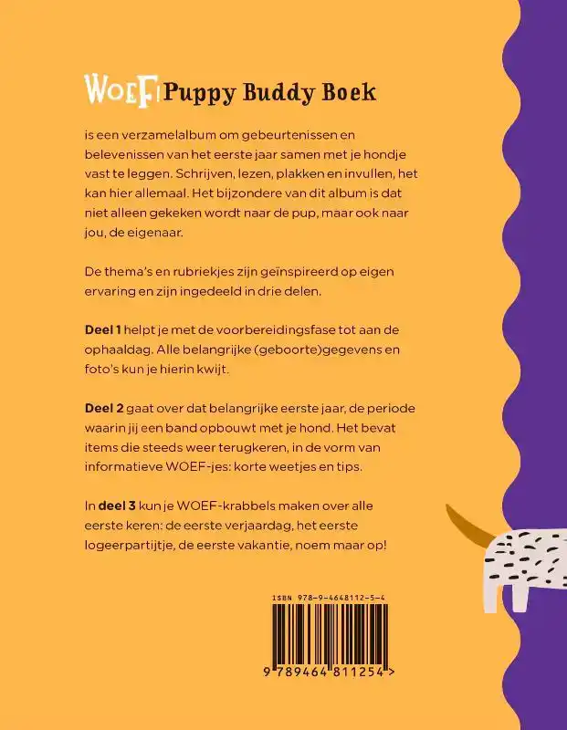 PUPPY BUDDY BOEK WOEF!