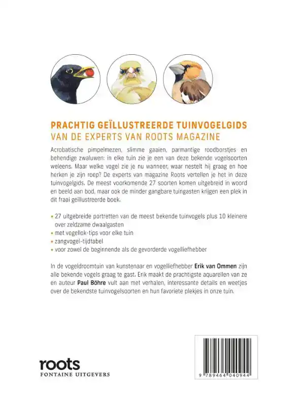 VOGELS IN ONZE TUIN