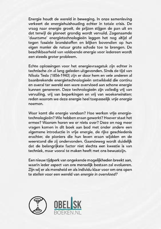 ENERGIE IN OVERVLOED