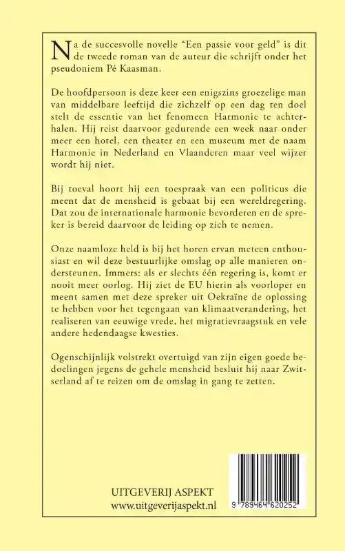EEN PASSIE VOOR HARMONIE