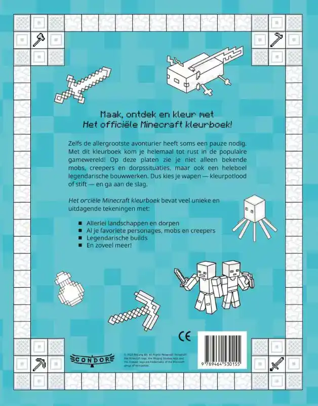 HET OFFICIELE MINECRAFT KLEURBOEK