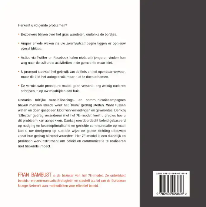 EFFECTIEF GEDRAG VERANDEREN MET HET 7E-MODEL