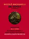 DE VORST. MACHIAVELLI, SLEUTEL VAN ONZE TIJD