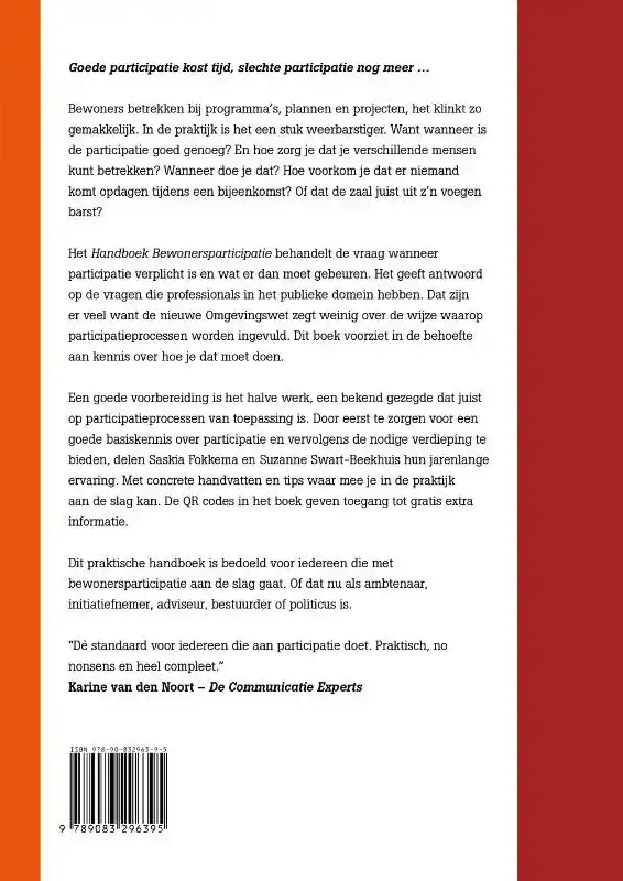 HANDBOEK BEWONERSPARTICIPATIE