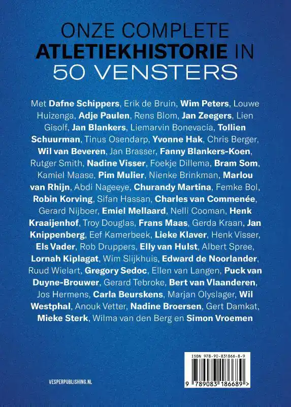 DE CANON VAN DE NEDERLANDSE ATLETIEK