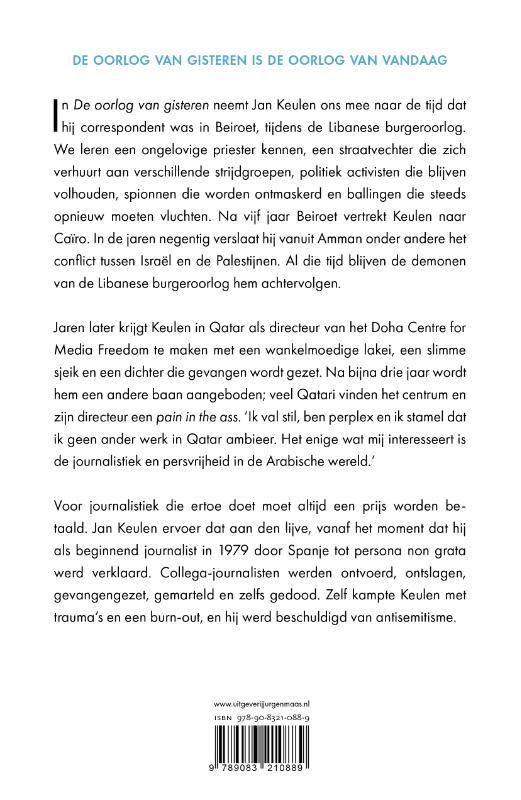 DE OORLOG VAN GISTEREN