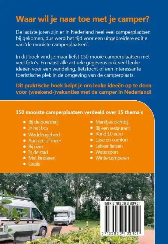 150 MOOISTE CAMPERPLAATSEN IN NEDERLAND