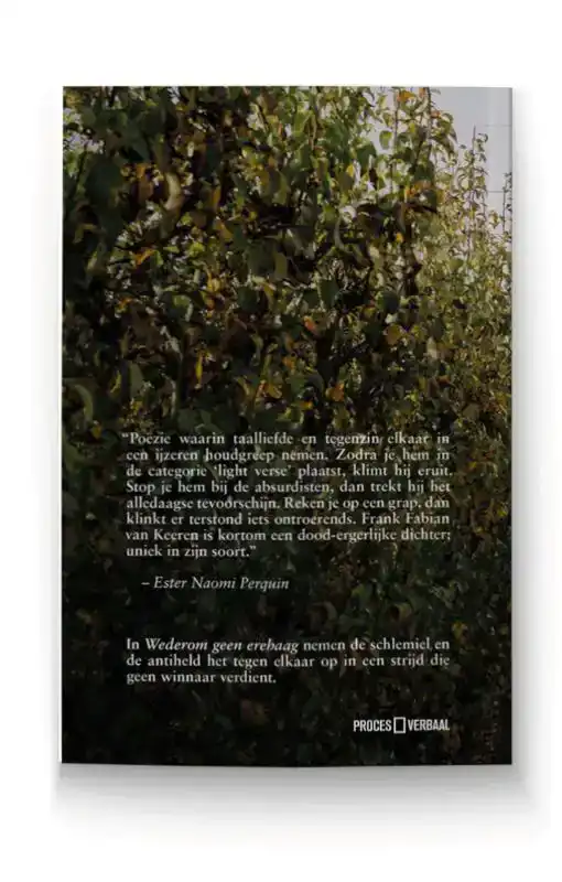 WEDEROM GEEN EREHAAG