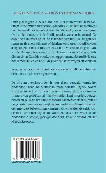 REISWOORDENBOEK NEDERLANDS-MANDINKA
