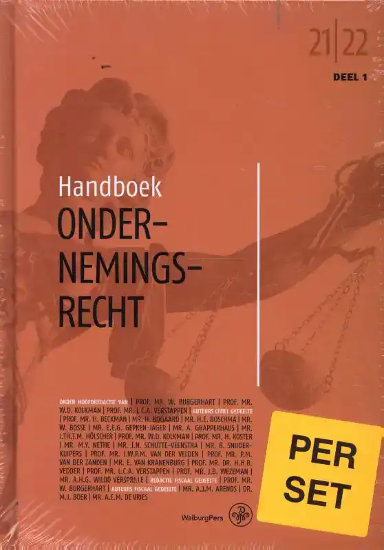 HANDBOEK ONDERNEMINGSRECHT 2021-2022 (SET)