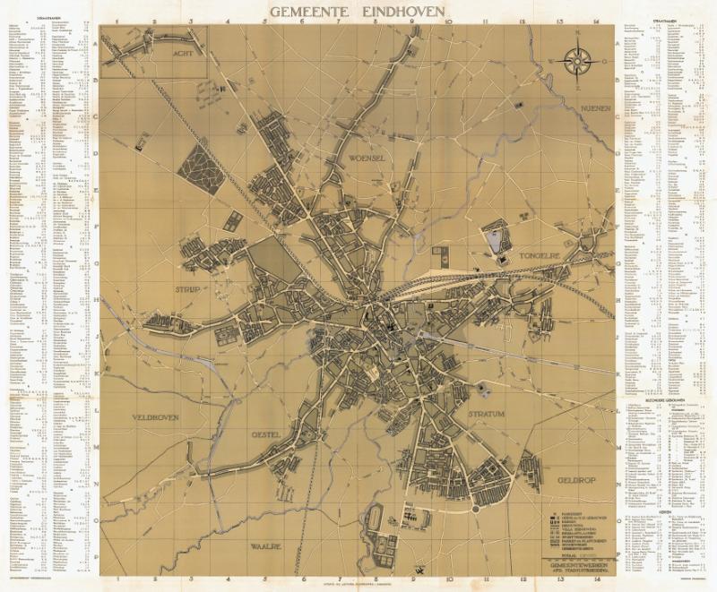 STADSPLATTEGROND 1941