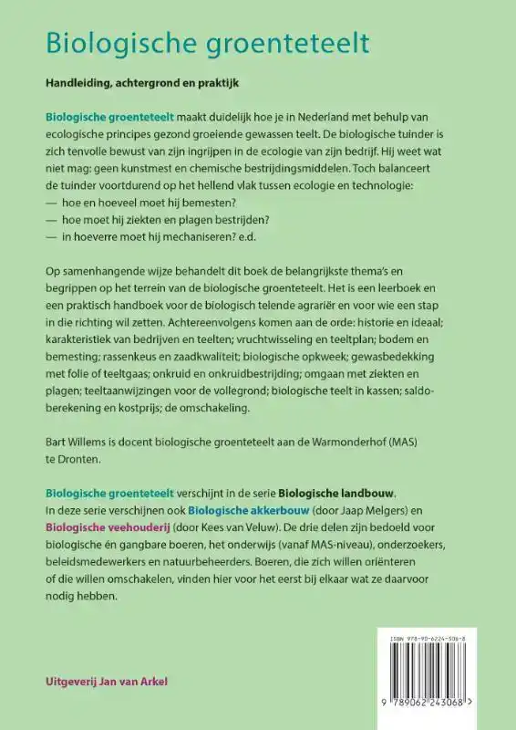 BIOLOGISCHE GROENTETEELT