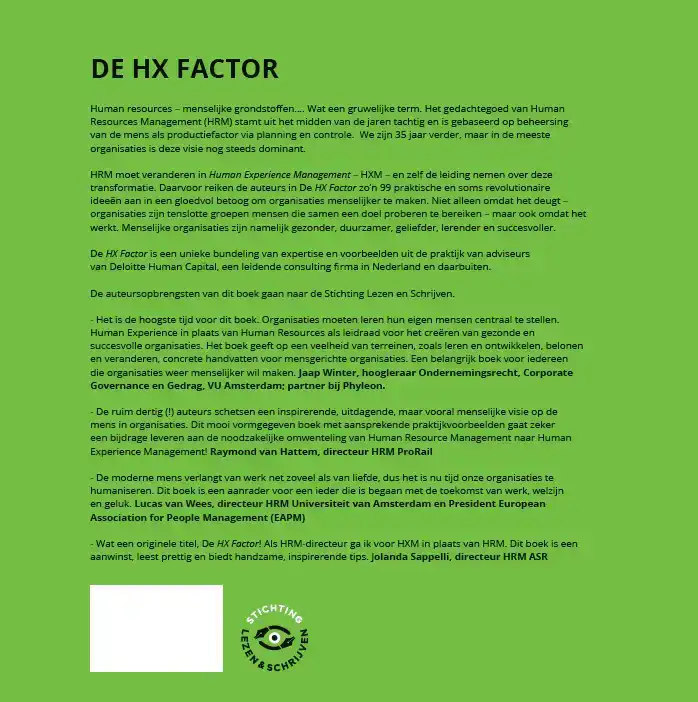 DE HX FACTOR