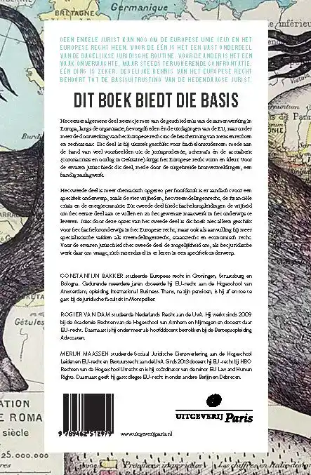 EUROPEES RECHT. DE BASIS VOOR BACHELORSTUDENTEN
