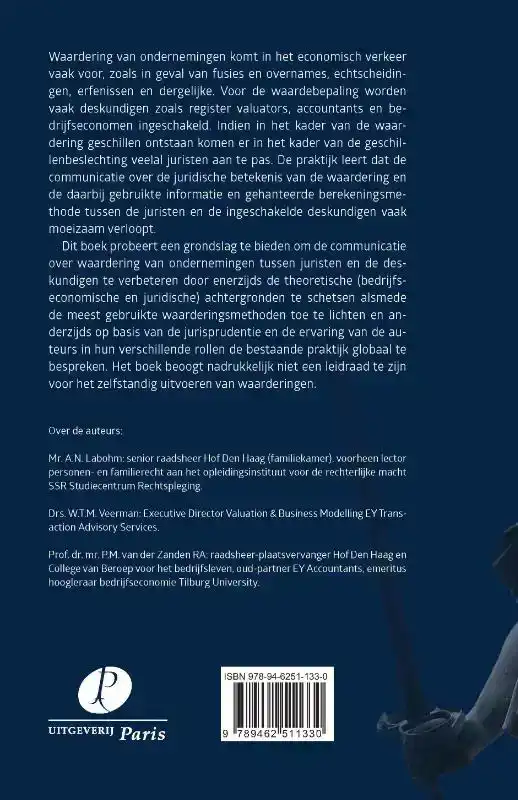 WAARDERING VAN ONDERNEMINGEN