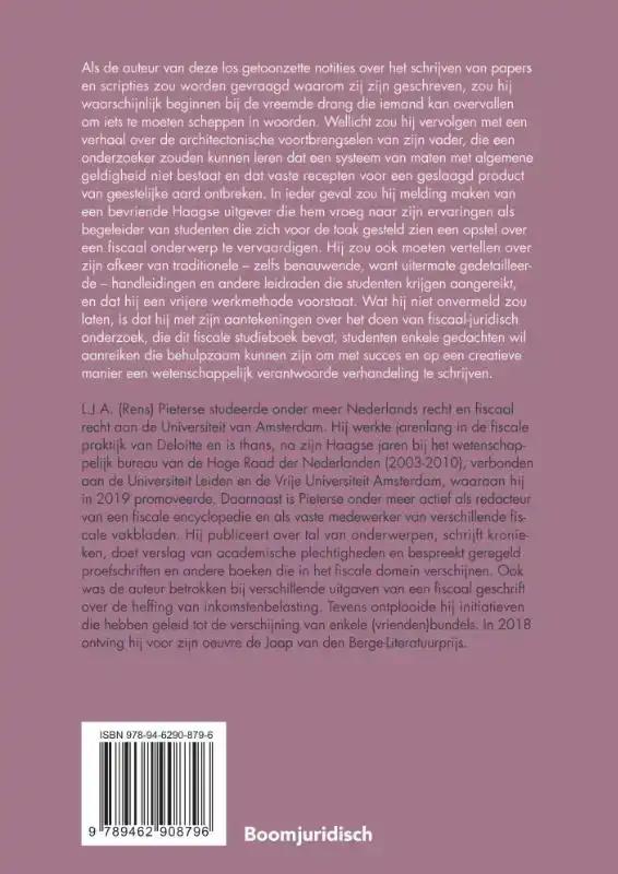 FISCALE METHODOLOGIE