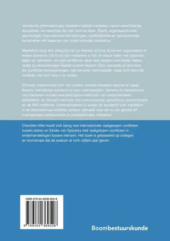 INTRODUCTIE (INTERNATIONALE) MEDIATION