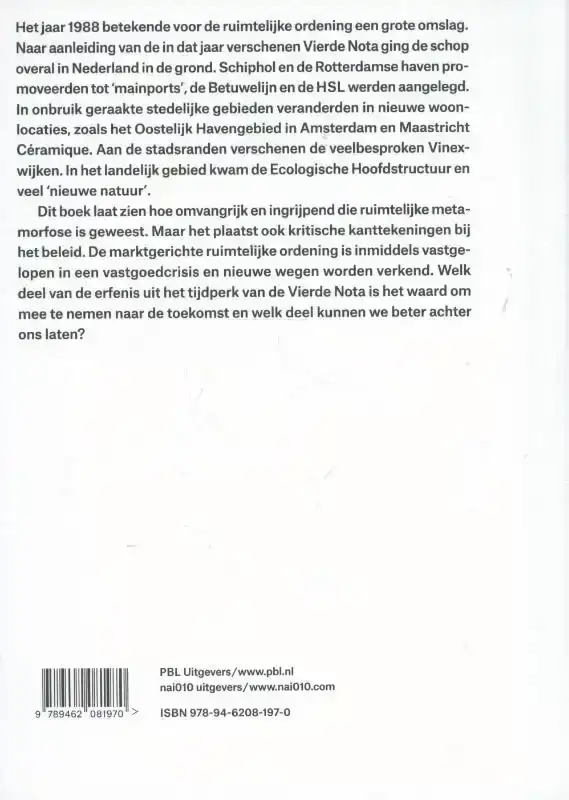 DE RUIMTELIJKE METAMORFOSE VAN NEDERLAND 1988-2015