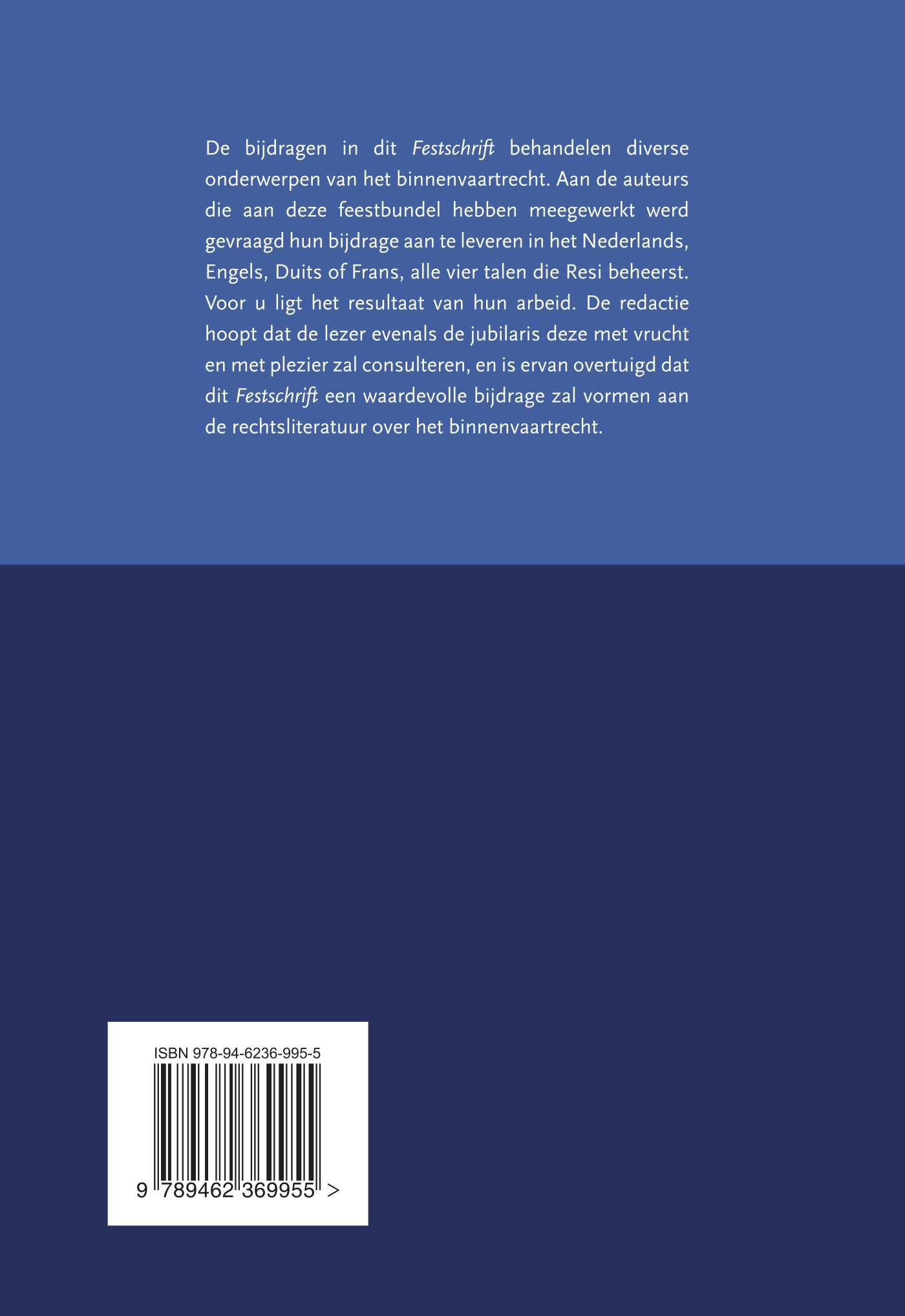 FESTSCHRIFT RESI HACKSTEINER