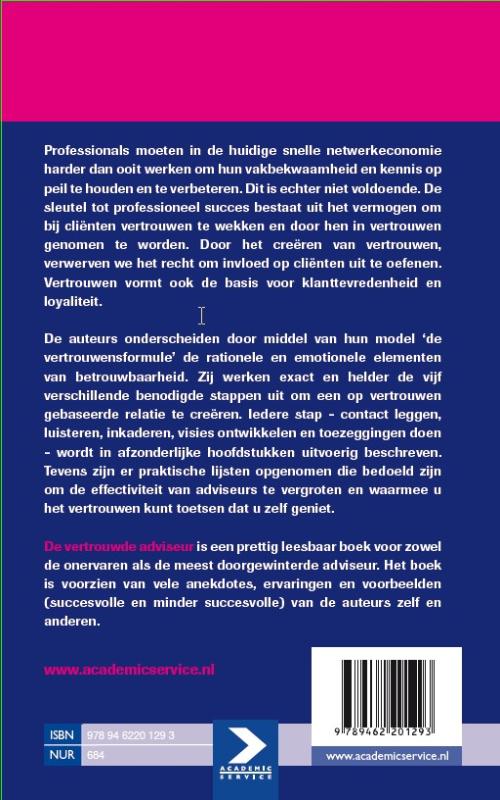 DE VERTROUWDE ADVISEUR
