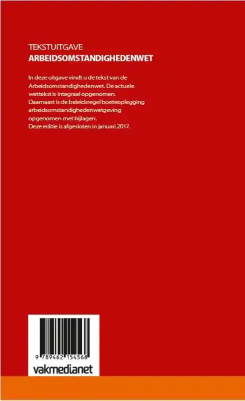 ARBEIDSOMSTANDIGHEDENWET