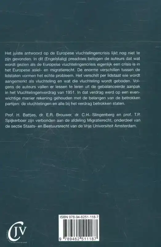 THE CRISIS OF EUROPEAN REFUGEE LAW: