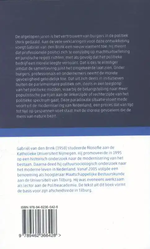 WAAROM MORELE VRAGEN POLITIEK URGENT WORDEN
