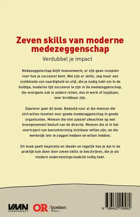 ZEVEN SKILLS VAN MODERNE MEDEZEGGENSCHAP