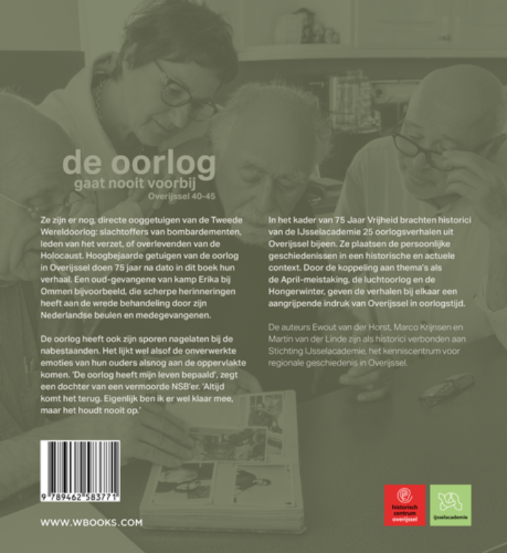 DE OORLOG GAAT NOOIT VOORBIJ