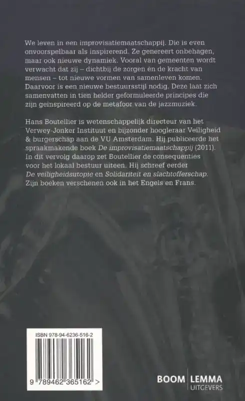 LOKAAL BESTUUR IN EEN IMPROVISATIEMAATSCHAPPIJ
