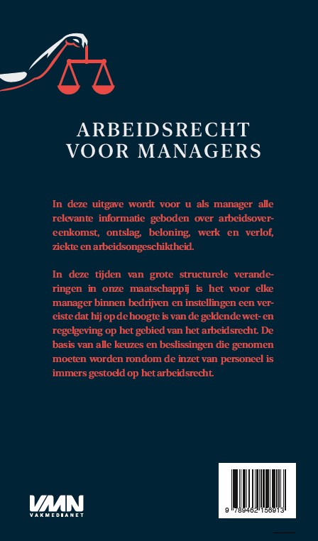 ARBEIDSRECHT VOOR MANAGERS