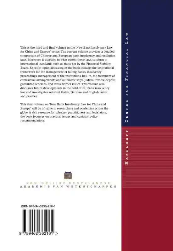 NEW BANK INSOLVENCY LAW FOR CHINA AND EUROPE