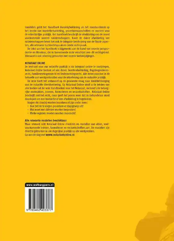 HANDBOEK BOEDELAFWIKKELING 2021-2022 (SET)