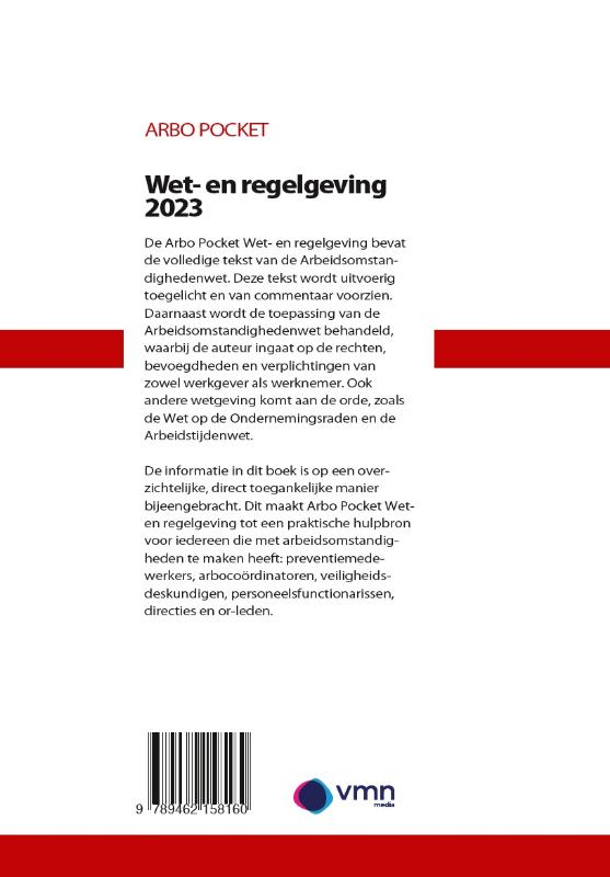 ARBO POCKET WET- EN REGELGEVING 2023