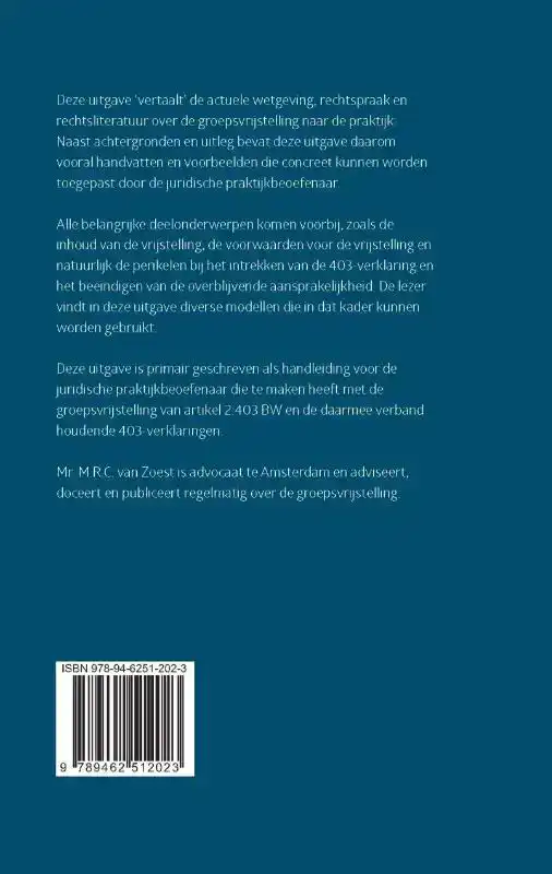 DE GROEPSVRIJSTELLING IN DE PRAKTIJK