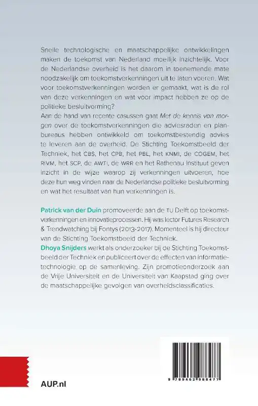 MET DE KENNIS VAN MORGEN