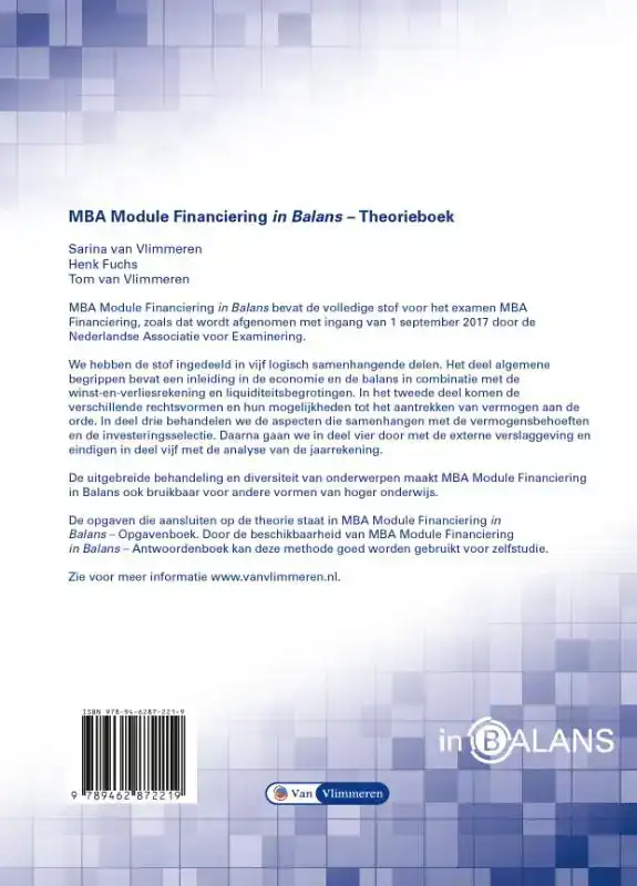 MBA MODULE FINANCIERING
