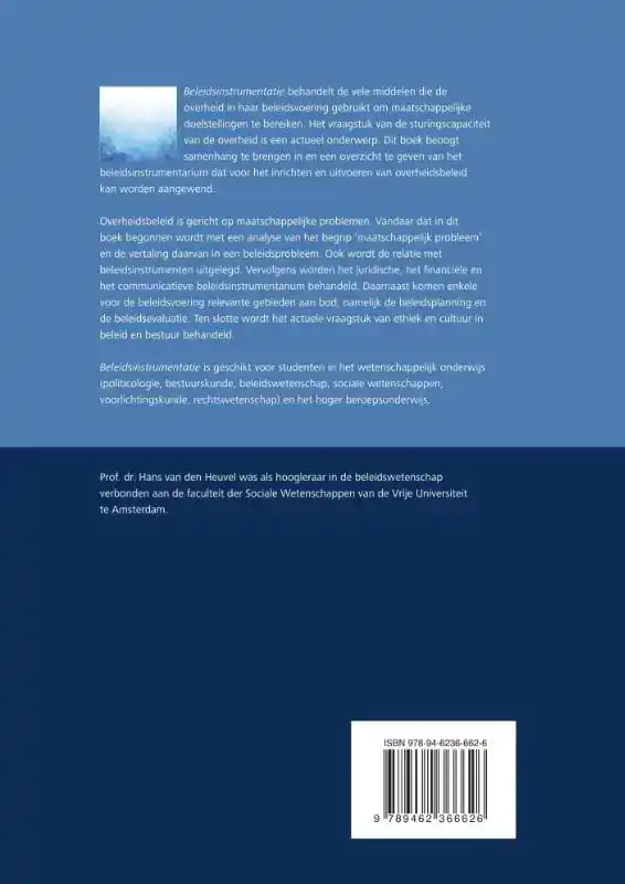 BELEIDSINSTRUMENTATIE