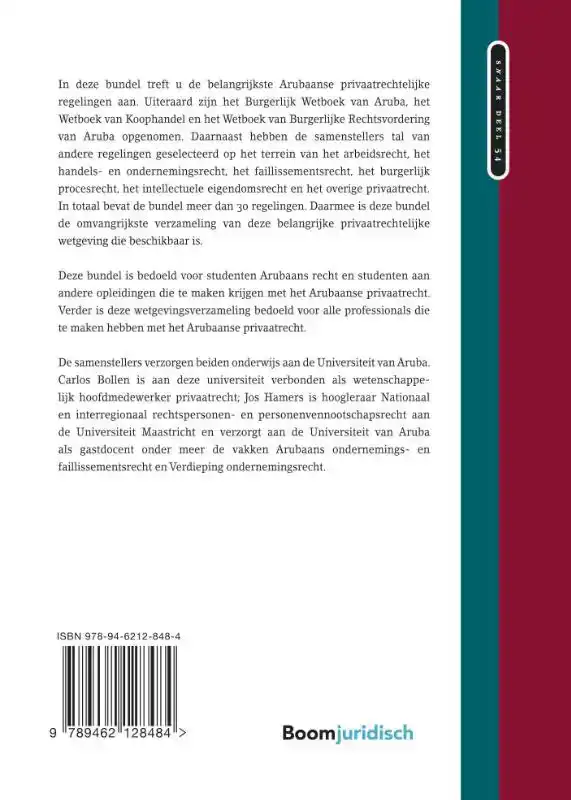 WETGEVING ARUBAANS PRIVAATRECHT 2023/2024