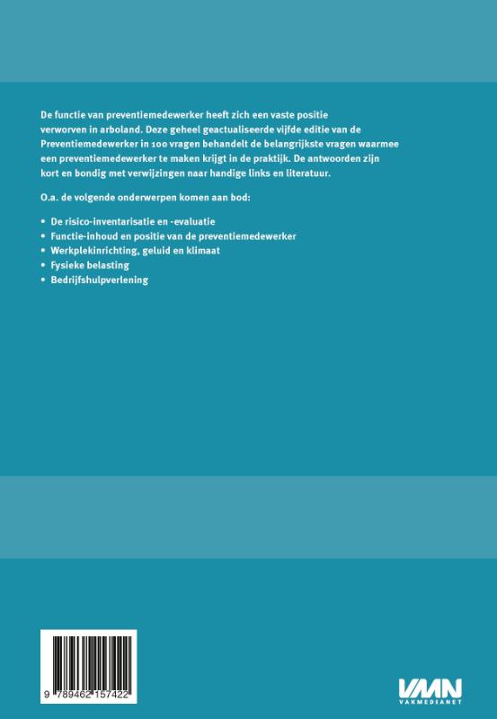 PREVENTIEMEDEWERKER IN 100 VRAGEN