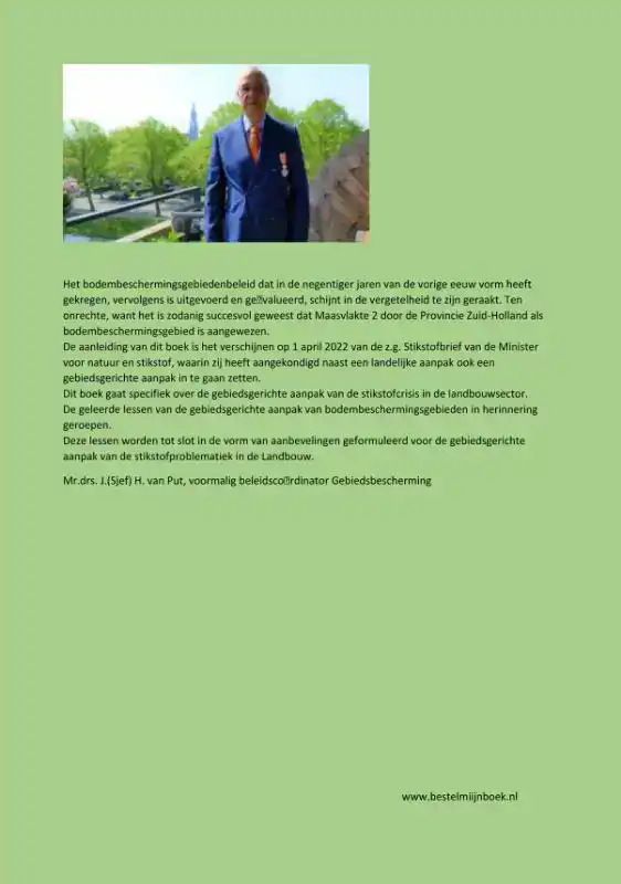HET SUCCES VAN HET BODEMBESCHERMINGSGEBIEDENBELEID