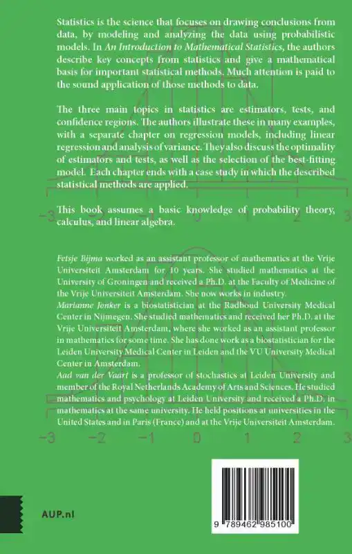 AN INTRODUCTION TO MATHEMATICAL STATISTICS