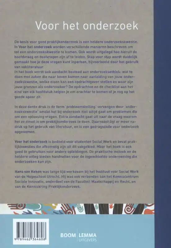 VOOR HET ONDERZOEK