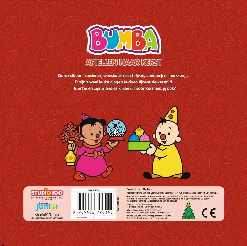 BUMBA : KARTONBOEK - AFTELLEN NAAR KERST
